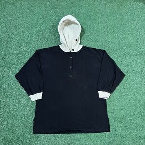 Vintage Ego 80s 90s black and grey hoodie